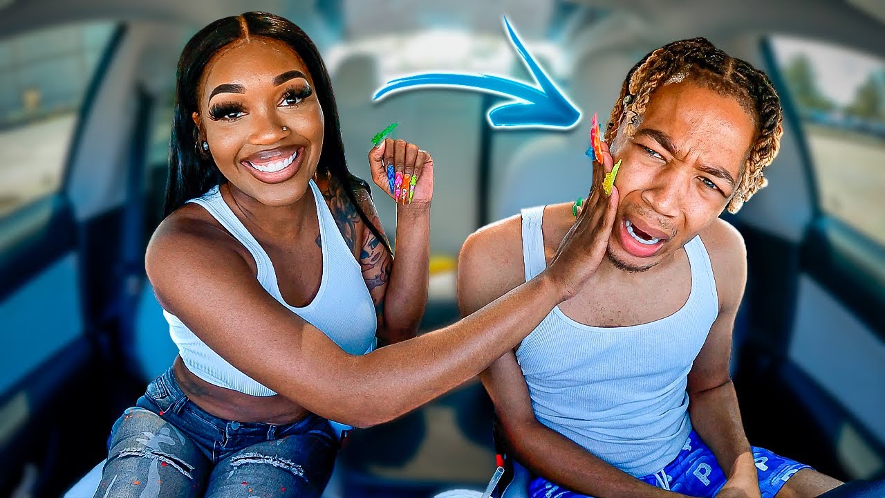 Дала пощечину своему парню, чтобы посмотреть на его реакцию *уморительно*