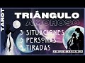 🔺 TAROT TRIÁNGULO AMOROSO ♥️ 3 SITUACIONES, 3 PERSONAS, 3 TIRADAS 🧍‍♀️🧍🧍‍♂️🔻#tarotamor