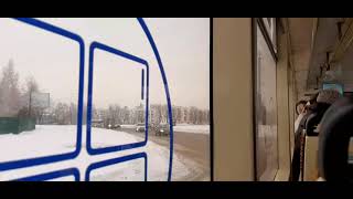 картинка: Поездка по всему 6 маршруту на трамвае ктм 19 в Нижнекамске!