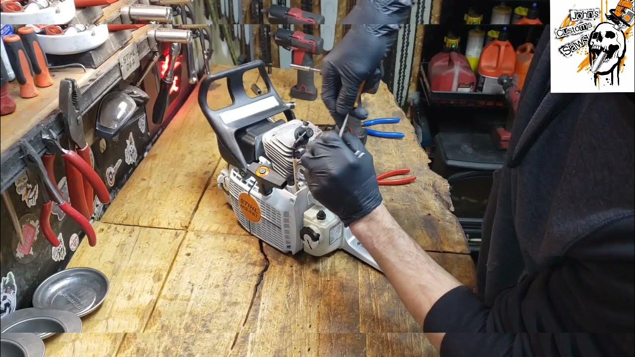 Stihl MS461 chainsaw porting... START to FINISH... JCS YouTube