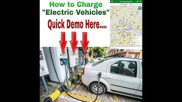 Electric vehicle charging|EV charging App in India|How to charge electric car|electreefi quick demo