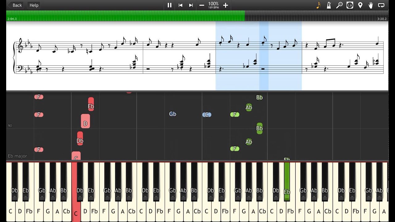 jazz roster You and The Night And The Music - Bill Evans Trio (Synthesia)