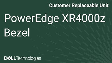 How to Remove/Install Bezel Filter for PowerEdge XR4000z