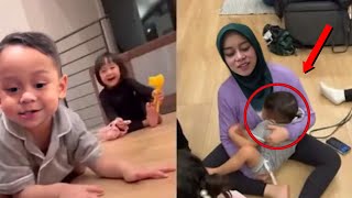 MOMEN LUCU ABANG L ANAK LESTI DAN RIZKY BILLAR PURA-PURA PINGSAN BIKIN GEMAS, BEGINI AKSINYA?