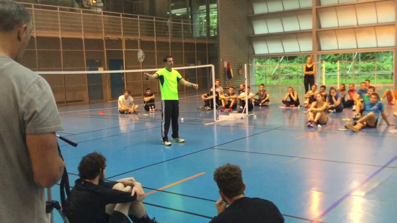 NICOLAS MASCRET - badminton - le service