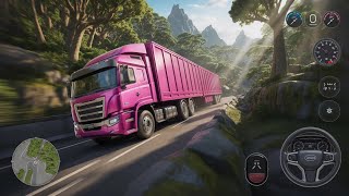 Truck Driving Game 🚛 | High Hill Jungle Road Adventure 🌄 | Bunny Play and Fun screenshot 1