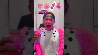 Random Pink food MUKBANG 🧠