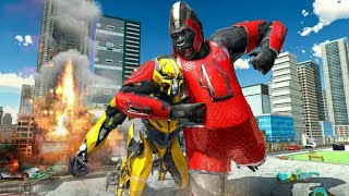 Robot Transforming Gorilla Attack: Gorilla Games || By Turbo Dreamz || Android Gameplay screenshot 4