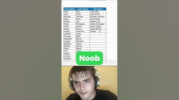 Master 😎 the CONCATENATE Function in Excel & GSheets 💻 #shorts