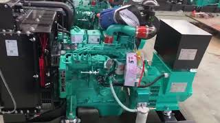 Cummins 50Kw Open Type Generator Haifeng Machinery 2019 Product Demo