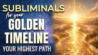 Step onto Your Golden Timeline | SUBLIMINAL Affirmations for Your Highest Path