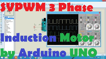 SVPWM 3 Phase Induction Motor by Arduino UNO