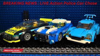 BREAKING NEWS LIVE ACTION POLICE CAR CHASE (LEGO Stopmotion)