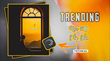 Instagram Trending Lyrics Video Editing Alight Motion | 3D Flip Text Animation | Status Kayse Banaye