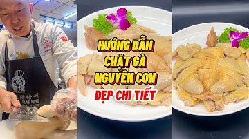 Hôm nay chú Ba sẽ hướng dẫn cách chặt gà nguyên con đẹp và chi tiết cho các bạn nhé #gatatuongvy