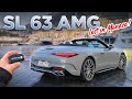 New mercedes sl 63 amg 585 hp  pov drive  walkaround