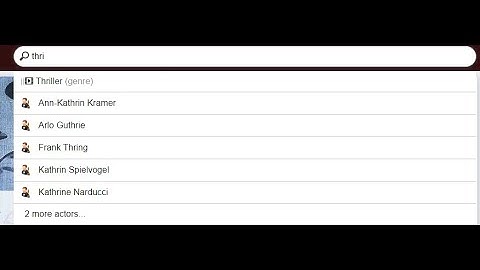 Semantic wiki demo - part 7 - search