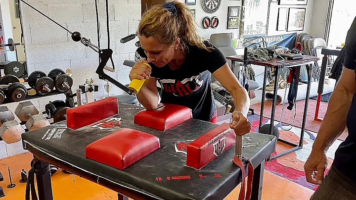 Nancy Locke & Eric Woelfel Arm Wrestling Training ...