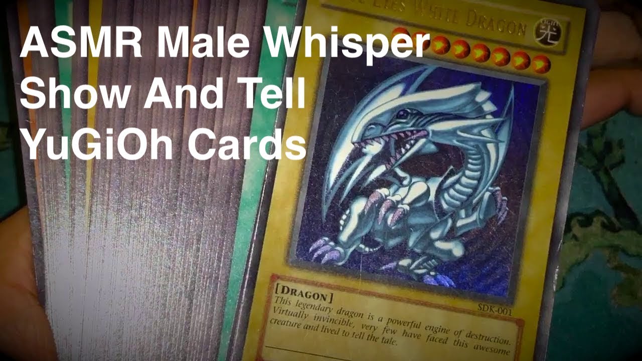 ASMR Male whisper Show And Tell Yu GI Oh Cards, Part 1