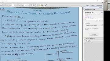 PSC-Unit-3-Analysis and Design of section for Flexure @ Charan sir