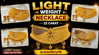 Latest Gold Choker Necklace Designs 2026 | Lightweight 22K Bridal Necklace design | #necklace 