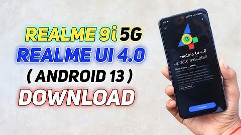 Realme 9i 5G Realme UI 4.0 Update Manually Download & Install 🔥