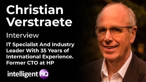 Beyond Cloud Interview with Christian Verstraete from HP