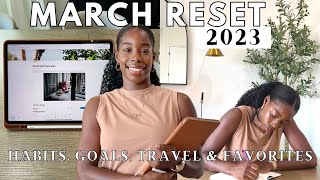 Monthly Reset March 2023| Planning, self care, mindset shift