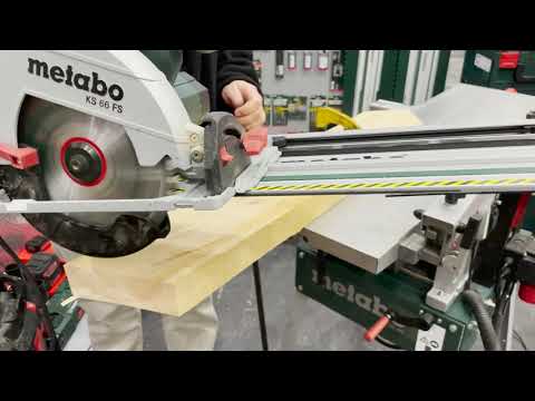 Направляюча шина metabo KFS для прямих різів та під кутом ручною дисковою циркулярною пилою metabo