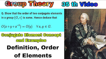 Conjugate Element Concept and Examples | #grouptheory #maths #conjugate