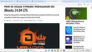 How To Install Vmware Workstation In Ubuntu 24 04