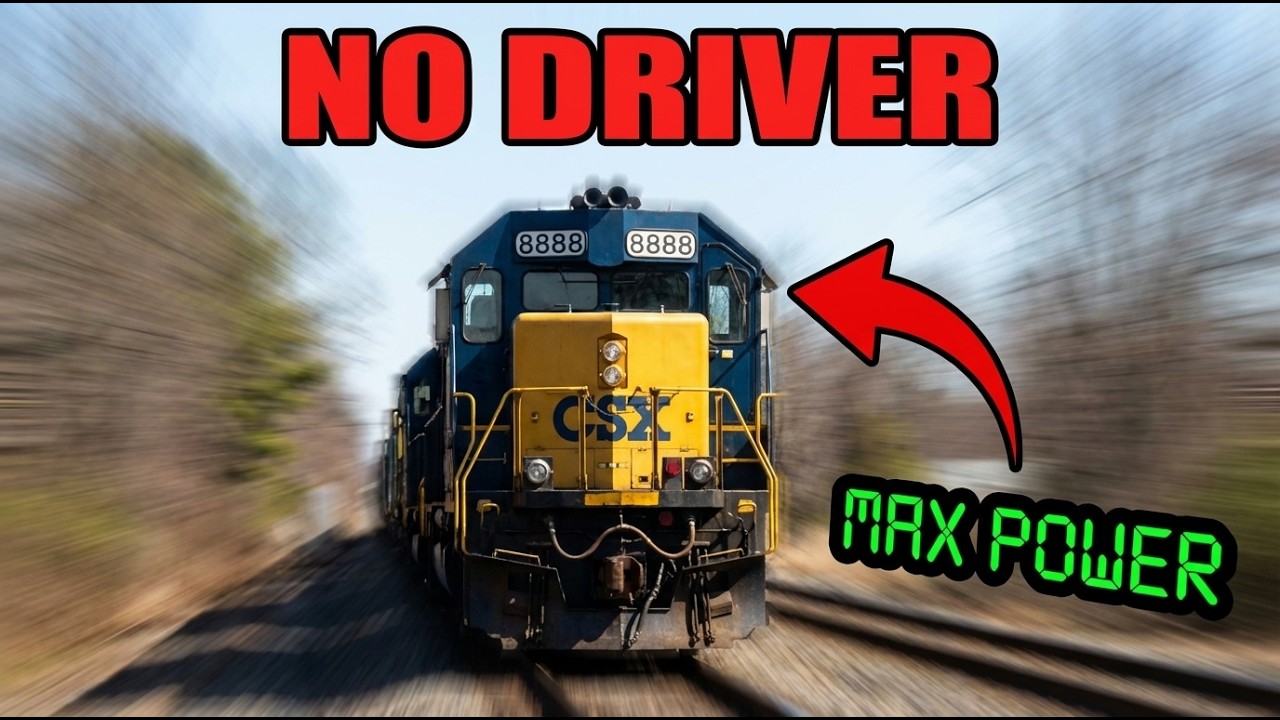 This TRAIN RAN for 66 MILES completely uncontrolled !!