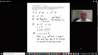 Final Review - One Proportion Test