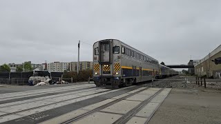 Amtrak Gold Runner #712 at Hearst Avenue Berkeley, CA with CDTX #6965 Cab Car and #2106 SC-44