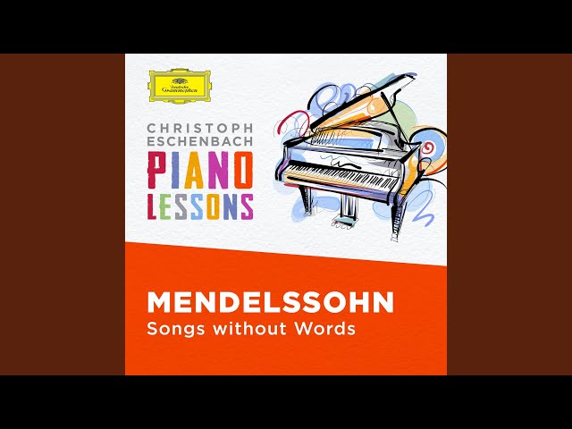 Mendelssohn - Romance sans paroles : Brise de mai : Christoph Eschenbach, piano