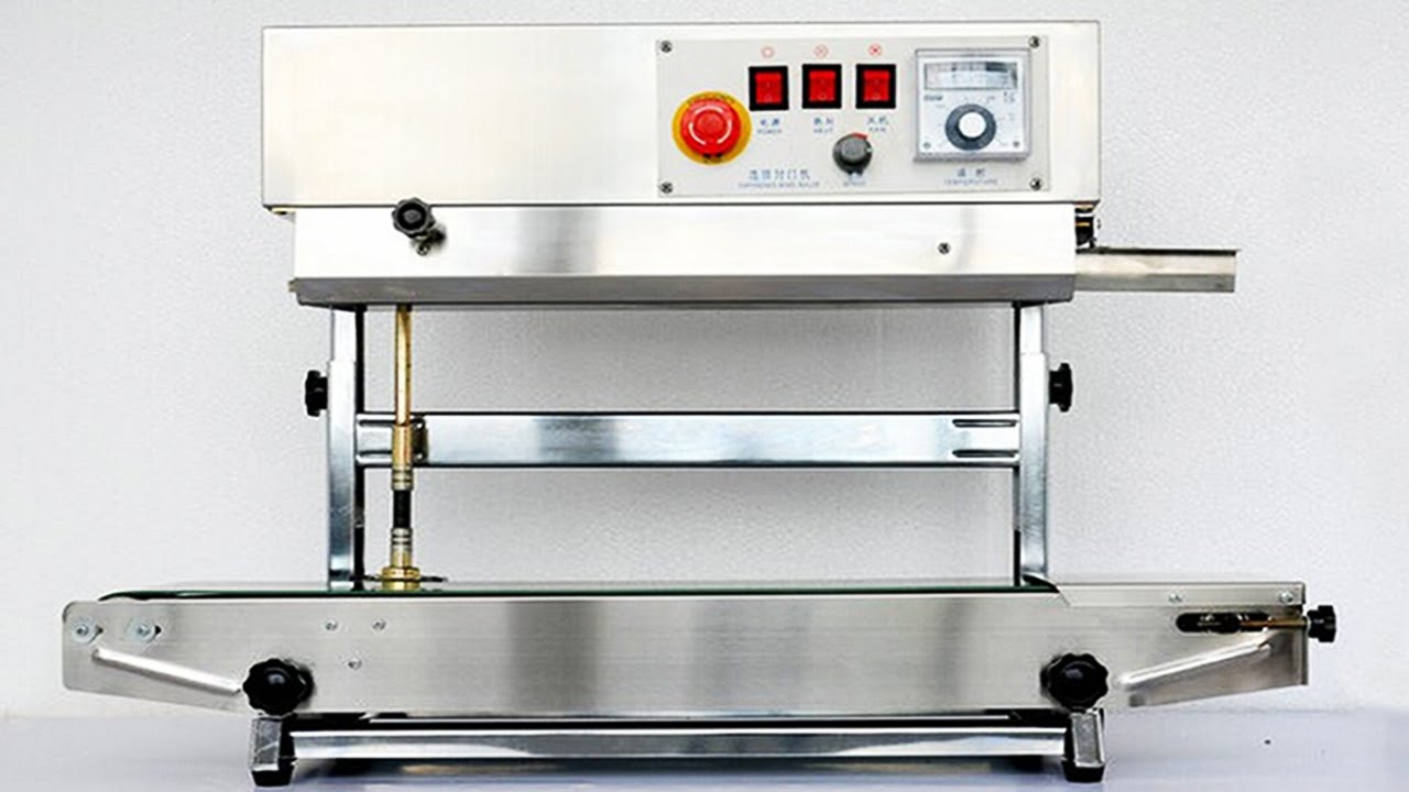 Trial run of vertical plastic bags continuous sealing machine how to