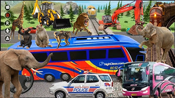 City Bus Coach Driving 3d offroad Gameplay - Bus Games 3d 2022 - Best bus Game