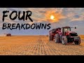 Three, no FOUR breakdowns! (Harvest #5 of 2021)