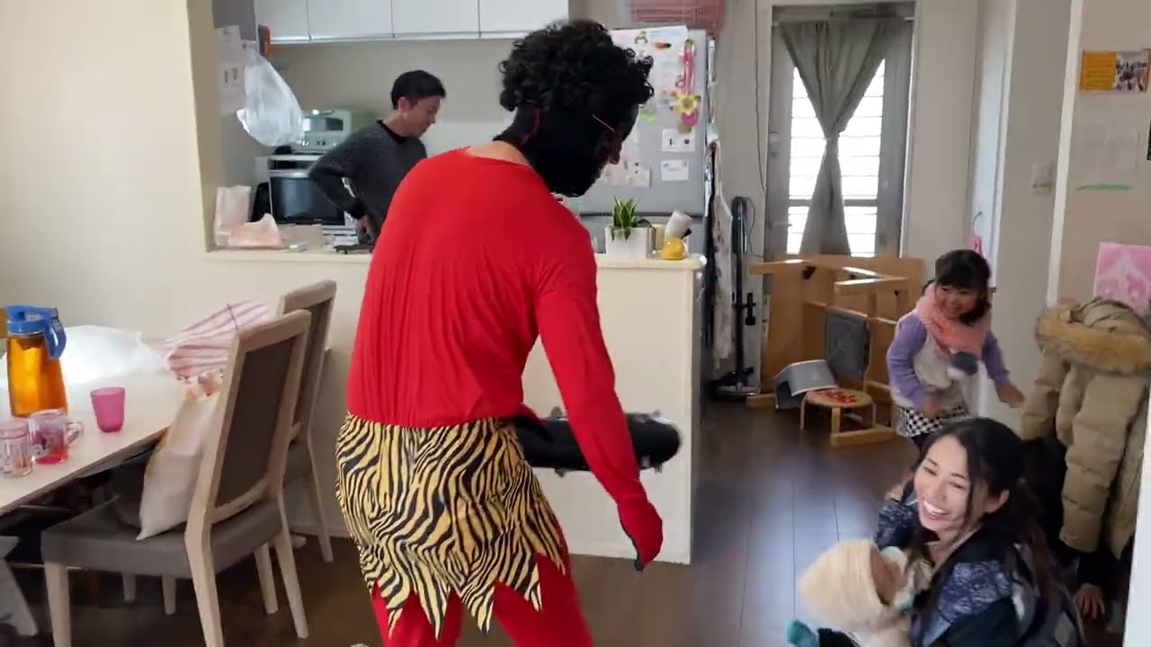 26.2.01 ご近所さんと鬼退治