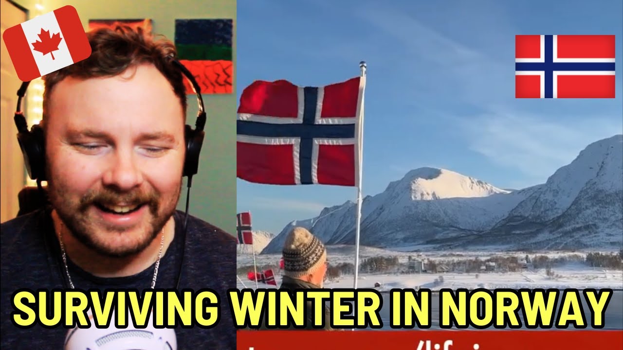 Canadian Reacts to Surviving winter in Norway