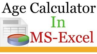 Excel Magic tricks #4 : How to use DATEDIF function in Ms-Excel?(Age Calculator)