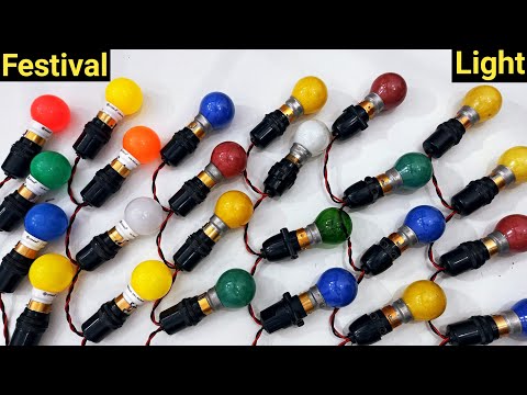 How to Make a Diwali Decoration Light at Home | Diwali special light for decoration @YK