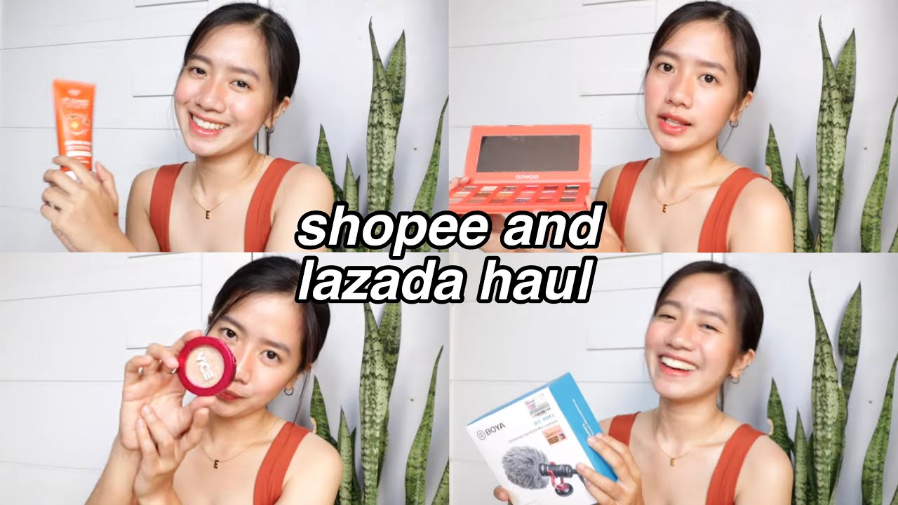 SHOPEE and LAZADA HAUL (AFFORDABLE MAKEUP, SKINCARE AND MORE!) | Ericka Oblepias