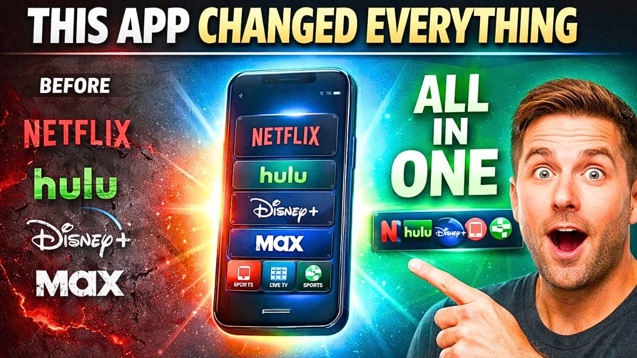 Netflix, Hulu, Disney+, MAX & More — This App Changed Everything (Step-by-Step Guide)