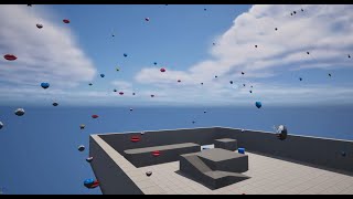 : UE5.4 New feature: Cloners and Effector. Example, let's make it rain particles from the sky (SUB.)