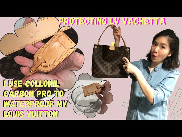 How to clean a Louis Vuitton Bag Inside and Outside Neverfull + Waterproof  Vachetta with Carbon Pro 