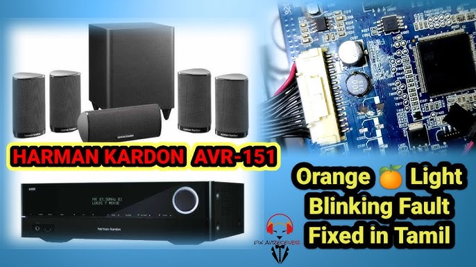How to Factory Reset Harman Kardon AVR 1610S 5.1 HDMI Bluetooth Home Theater  Surround Receiver 
