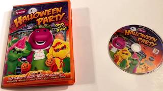 Barney  Halloween Party  Animated Cartoon  Dvd Movie Collection
