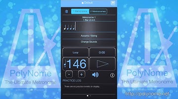 PolyNome - The Ultimate Metronome: Tempo Entry, Rep Counter and Timer
