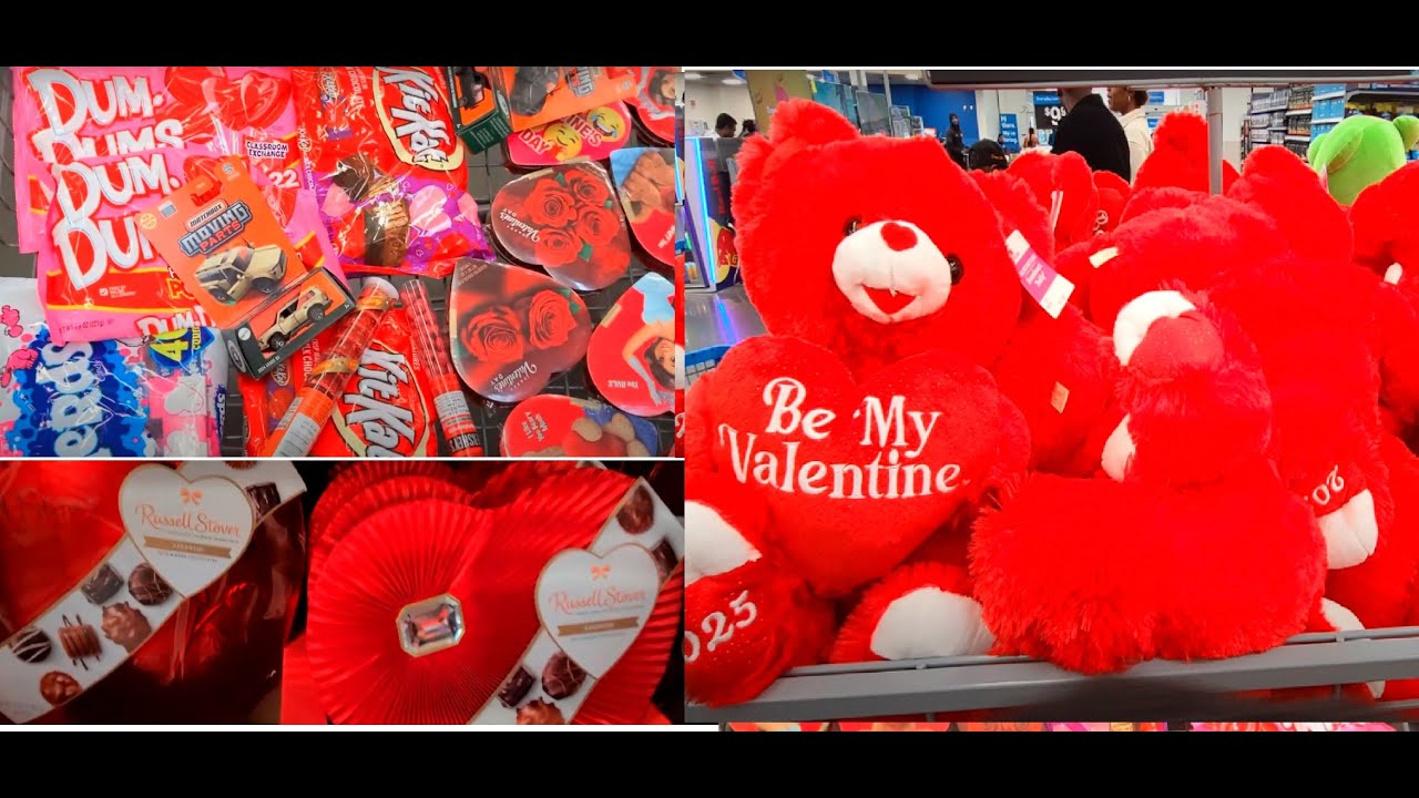 Kids Valentines day gift shopping and gift exchange in school